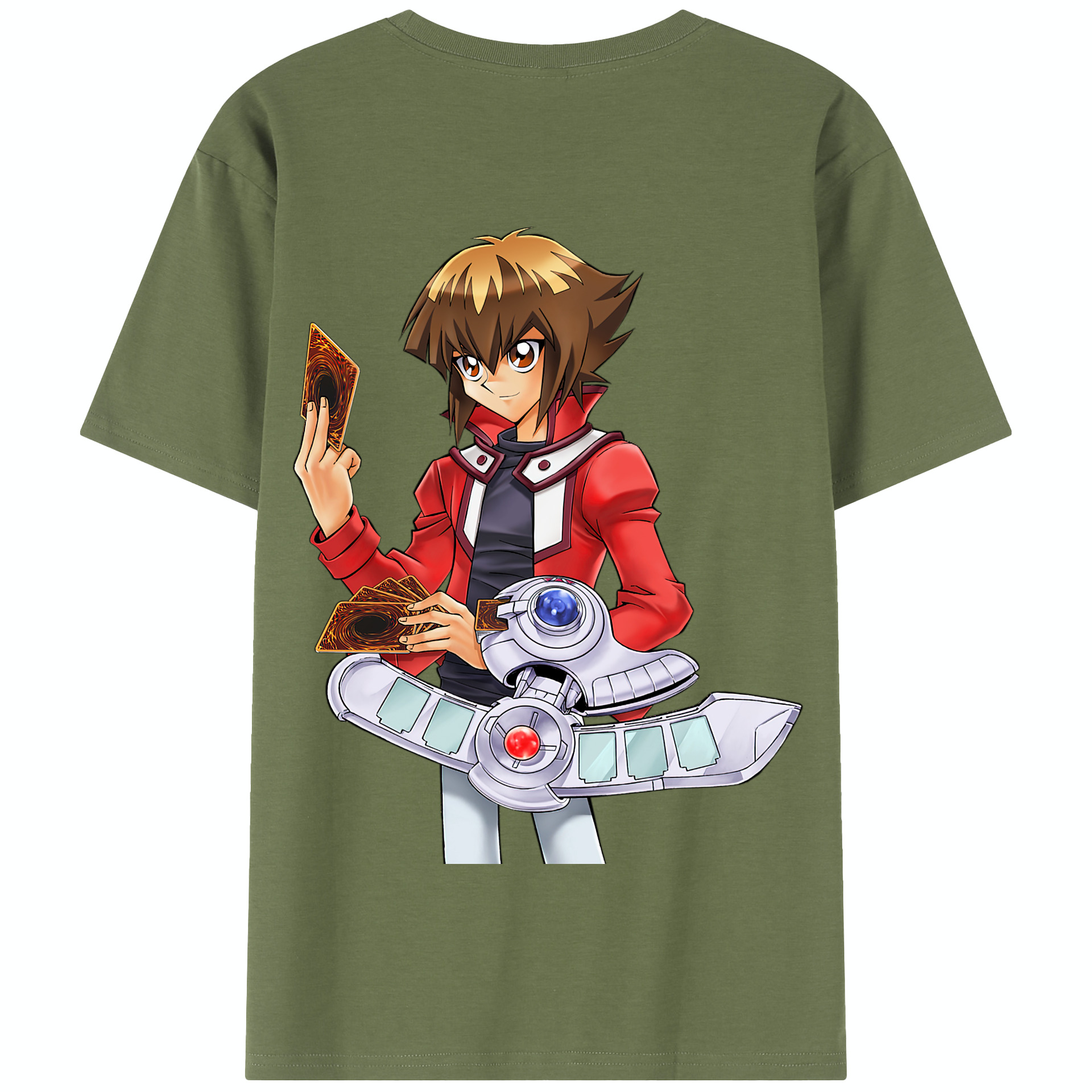 （画像用） 遊☆戯☆王 Yu-Gi-Oh! 綿100％半袖Tシャツ（背面プリント）